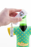 Custom Printed Bottle opener keyring variant 5