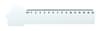 Promotional 15 cm ruler, house variant 3