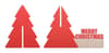 Promotional Desk Christmas tree variant 5