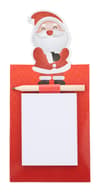 Promotional Christmas magnetic notepad, Santa Claus variant 2