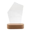 Branded LED light trophy, pentagon variant 4