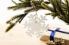 Promotional RPET Christmas tree ornament, snowflake variant 3
