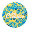 Custom Printed RPET felt coaster, circle variant 3