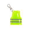 Custom Branded Mini reflective vest keyring variant 2