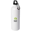 Custom Printed Oregon 750 ml RCS certified single wall stainless steel water bottle with carabiner variant 12