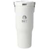 Custom Printed Bronx 900 ml RCS recycled stainless steel copper vacuum insulated tumbler with dual function lid variant 5