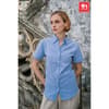 Custom Branded THC LONDON WOMEN. Women's short-sleeved Oxford shirt variant 8