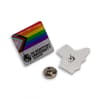 Custom Branded Aluminium Clutch Pin Badge (UK Made: Bespoke 25mm) variant 3
