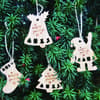 Promotional Bamboo Christmas Decorations (UK Made) variant 6