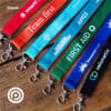 Custom Branded 20mm Flat Polyester Lanyard variant 2