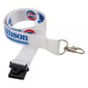 Custom Branded 25mm Flat Weave Nylon Lanyard variant 2