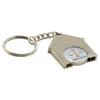 Custom Branded House Shaped Trolley Coin Keyring (Full Colour Print) variant 4