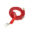 Custom Branded 10mm Tubular Lanyard Pre-Printed: VISITOR (UK Stock) variant 3