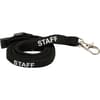 Custom Branded 10mm Tubular Lanyard Pre-Printed: STAFF (UK Stock) variant 3