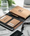 Branded Recycled A5 Portfolio In Cork variant 5