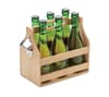 Custom Printed 6 Beer Crate In Bamboo variant 3