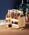 Custom Printed 6 Beer Crate In Bamboo variant 6