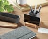 Promotional Bamboo Rpet Felt Pen Pot Phone Stand variant 4