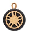 Branded Recycled Bamboo Wireless Speaker Tire Shaped variant 2
