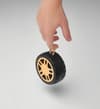 Branded Recycled Bamboo Wireless Speaker Tire Shaped variant 5