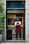 Custom Branded Organic Cotton Apron 240 Gr/m² variant 7