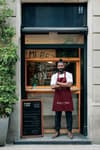 Custom Branded Organic Cotton Apron 240 Gr/m² variant 9