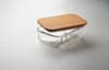 Custom Printed Glass Lunch Box With Cork Lid variant 4