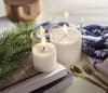 Custom Printed Led Wax Candle In Glass Holder variant 8