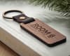 Promotional Key Ring In Walnut And Pu variant 4