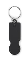 Custom Branded Recycled Key Ring With Trolley Token variant 3