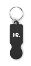 Custom Branded Recycled Key Ring With Trolley Token variant 4