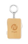 Branded Bamboo Key Ring Charging Cable variant 4