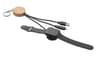 Branded Bamboo Key Ring With 4 In 1 60w Cable variant 2
