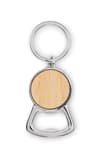 Branded Bamboo Recycled Aluminium Key Ring variant 3