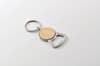 Branded Bamboo Recycled Aluminium Key Ring variant 5