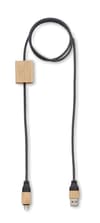 Branded Bamboo RPET 60w Charging Cable variant 5