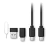 Branded Recycled RPET 4 In 1 Cable Connector Set 15w variant 3