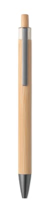 Promotional Push Button Bamboo Pen variant 2