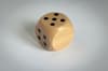 Promotional Schima Wooden Dice 5cm Dia variant 8