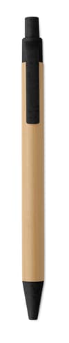 Promotional Push Button Ball Pen In Bamboo variant 2
