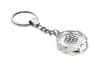Custom Printed Glass Round Award Key Ring variant 5