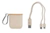 Branded Bamboo Cable Set In Case variant 2