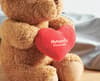 Promotional Teddy Bear With Heart 23cm variant 3