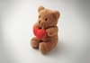 Promotional Teddy Bear With Heart 23cm variant 5