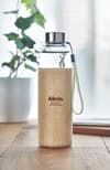 Custom Branded Glass Water Bottle In Pouch 500ml variant 4