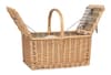 Promotional Stainless Steel Wicker Picnic Basket 4 People variant 4