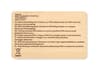 Promotional Rfid Card In Bamboo Material variant 2