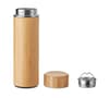 Custom Printed Bamboo Stainless Steel Double Wall Flask 400 Ml variant 5