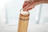 Custom Printed Bamboo Stainless Steel Double Wall Flask 400 Ml variant 6