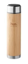 Custom Printed Bamboo Stainless Steel Double Wall Flask 480 Ml variant 4